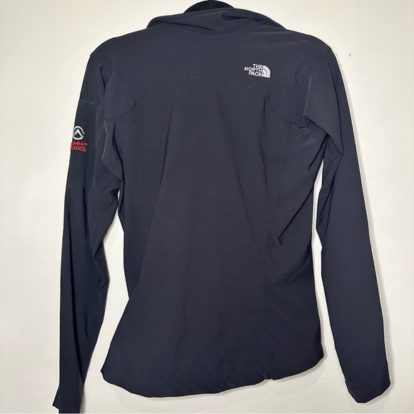 The North Face Black Jacket with Pink Trim - Picture 6 of 7